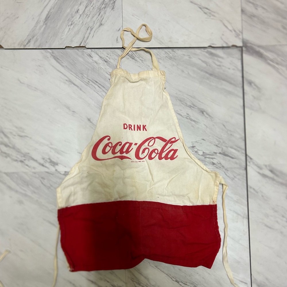 Coca-Cola Canvas Apron Drink Coca-Cola Vintage
